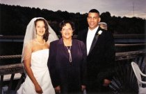 Valerie Washington, wedding 2003